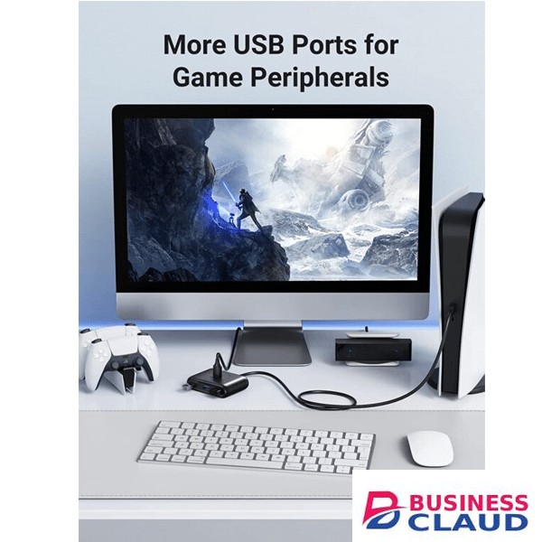 UGREEN CR113 USB C and USB A 3.0 to 4 Port Hub
