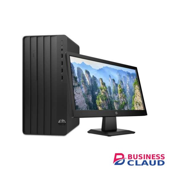 HP 290 G9 core i3 8GB 512SSD Dos Desktop Computer + P22V Monitor