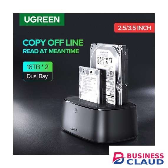 UGREEN USB 3.0 Dual Bay SATA Hard Drive Docking Station