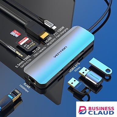 Vention Multifunction USB C 9 in 1 to Docking station