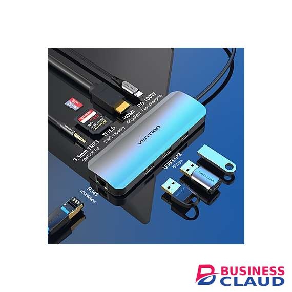 Vention Multifunction USB C 9 in 1 to Docking station