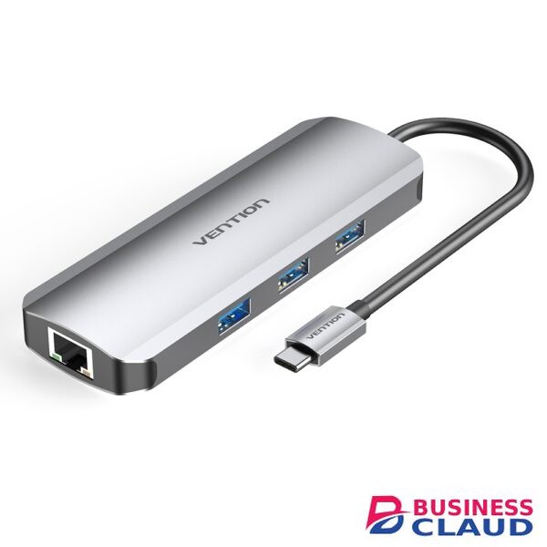 Vention Multifunction USB C 8 in 1 Docking Station