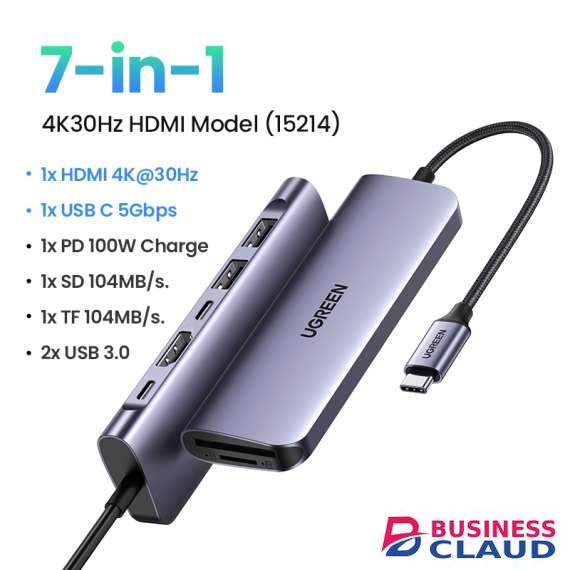 UGREEN CM195 USB-C 7 in 1 Multifunction Docking Station