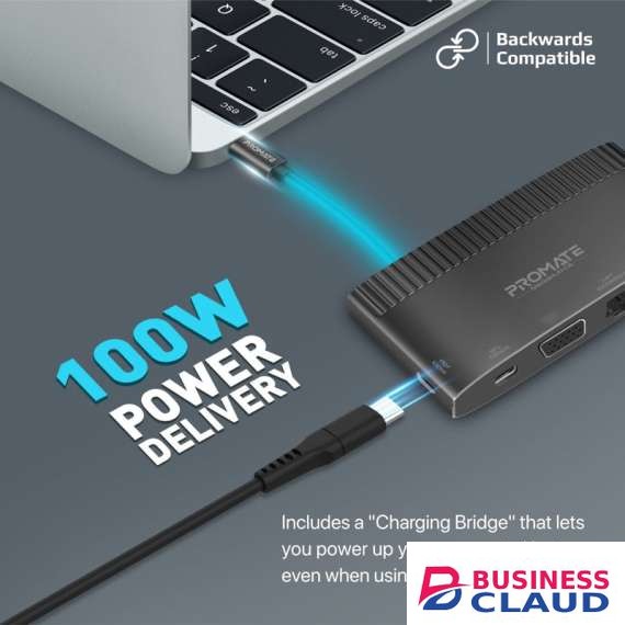 Promate MediaHub-C6 USB-C Media Hub