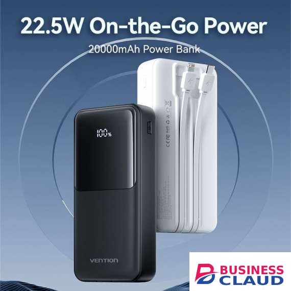 Vention 20000mAh White Power Bank