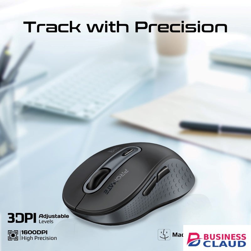 Promate Ken Dual Mode Wireless Optical Mouse