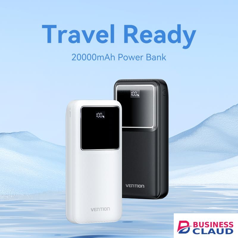 Vention 20000mAh Black Power Bank