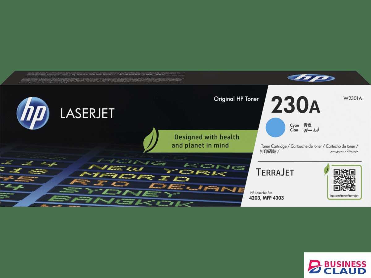 HP 230A Cyan Original LaserJet Toner Cartridge