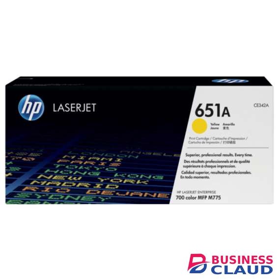 HP 651A Yellow Original LaserJet Toner Cartridge