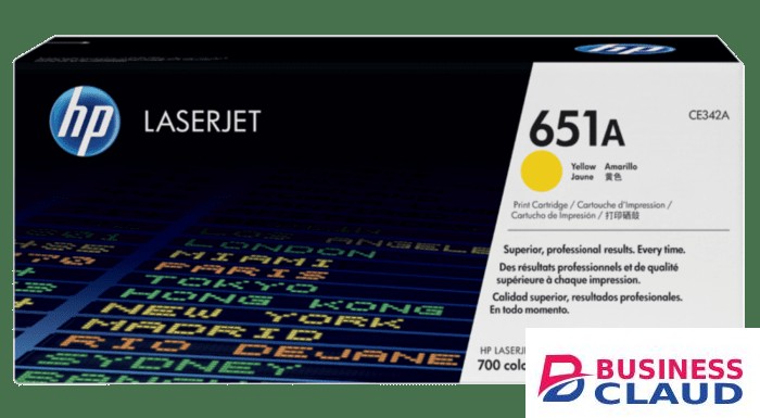 HP 651A Yellow Original LaserJet Toner Cartridge