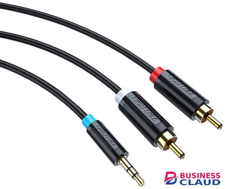 Vention 3.5MM Male to 2-Male RCA Adapter 2M Cable