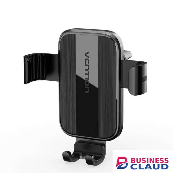 Vention Auto Clamping With Duckbill Clip Black Square Fashion Type Car Phone Mount