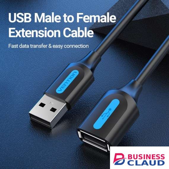 Vention USB 2.0 A Male to A Female Extension 1.5M Cable