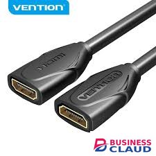 Vention HDMI Female to Female Extension 0.5M Black Cable