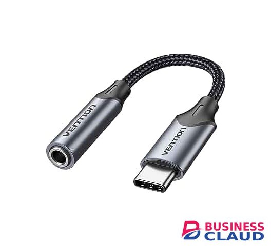 Vention USB C Male to 3.5MM Earphone Jack With DAC 0.1M Adapter