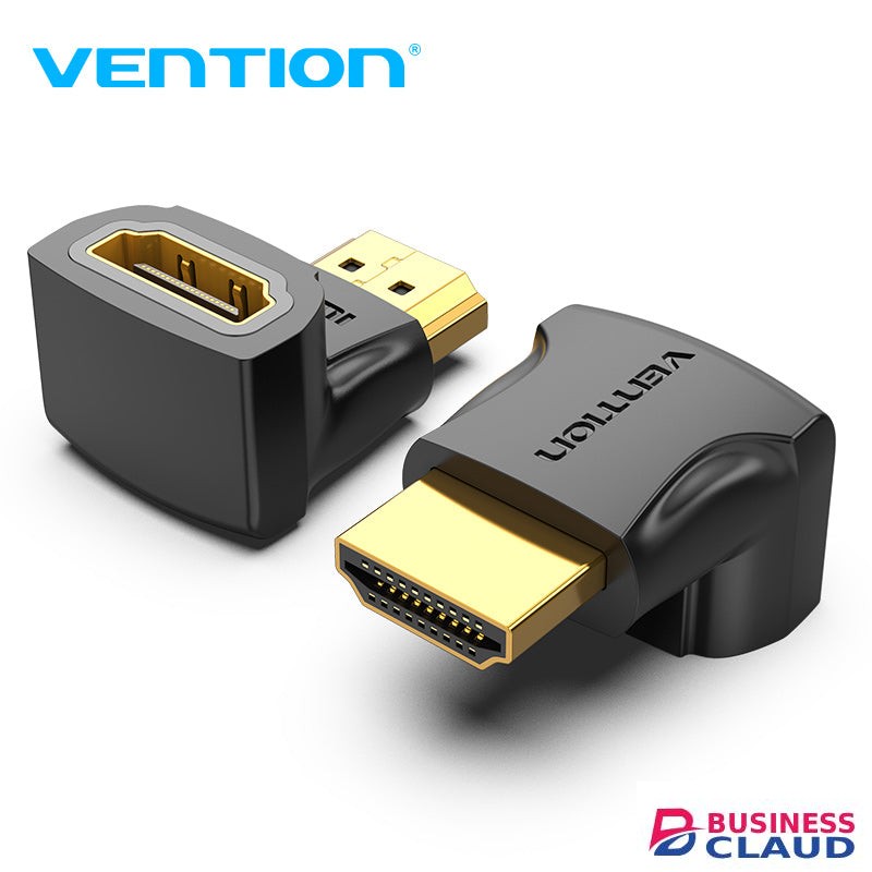 Vention HDMI 90 Degree Male to Female Black Adapter