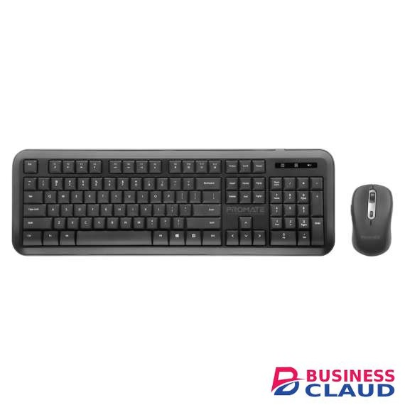 Promate ProCombo-6 Dual Interface Full Size Wireless Keyboard and Mouse