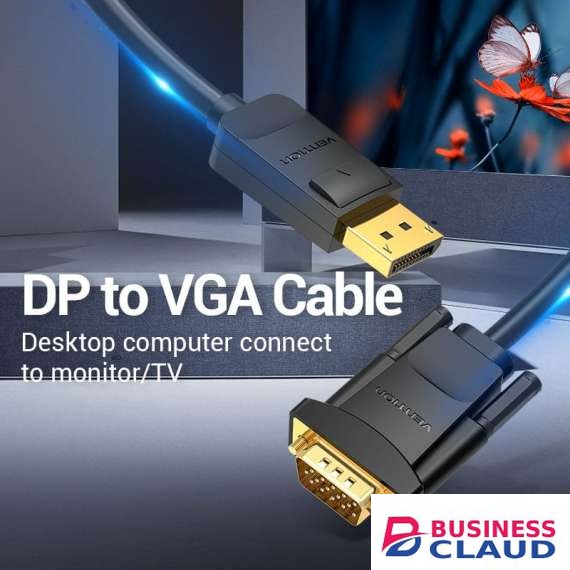 Vention Display Port to VGA 1.5M Cable