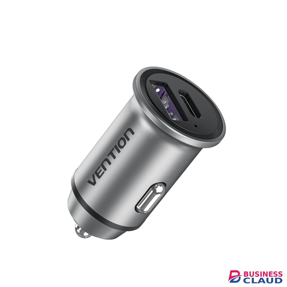 Vention Two Port USB A and C Car Charger