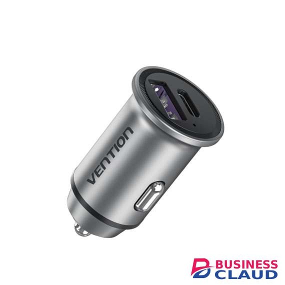 Vention Two Port USB A and C Car Charger
