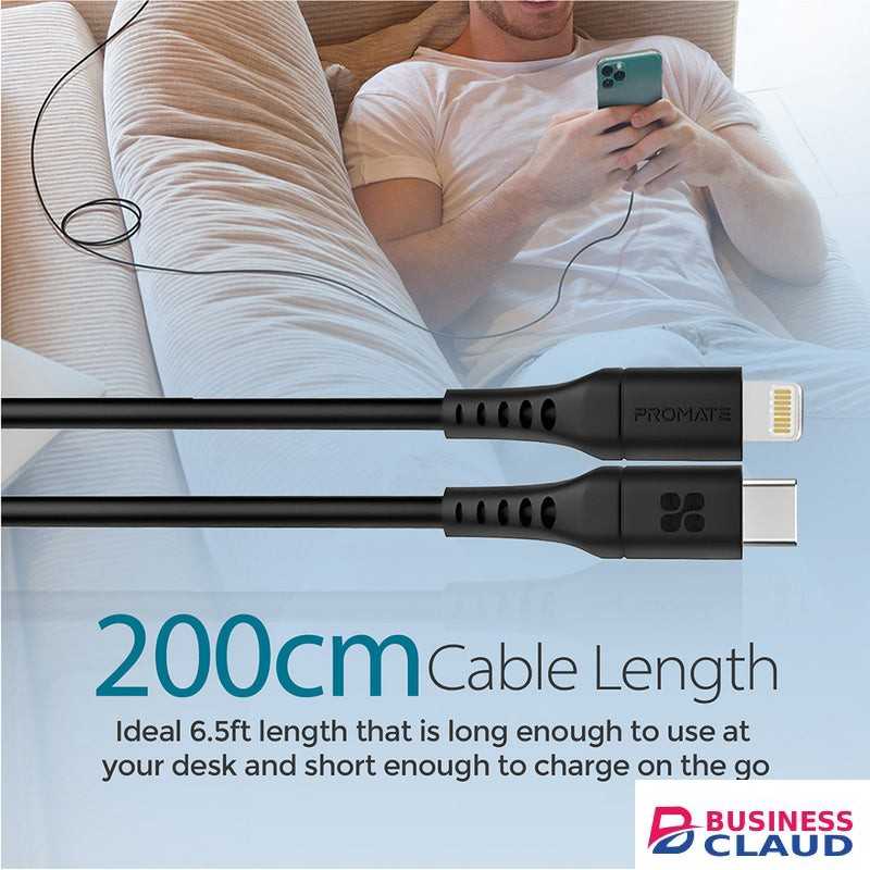 Promate PowerLink-200 Fast Charging Lightning Cable