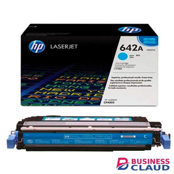 HP 642A Cyan Original LaserJet Toner Cartridge (CB401A)