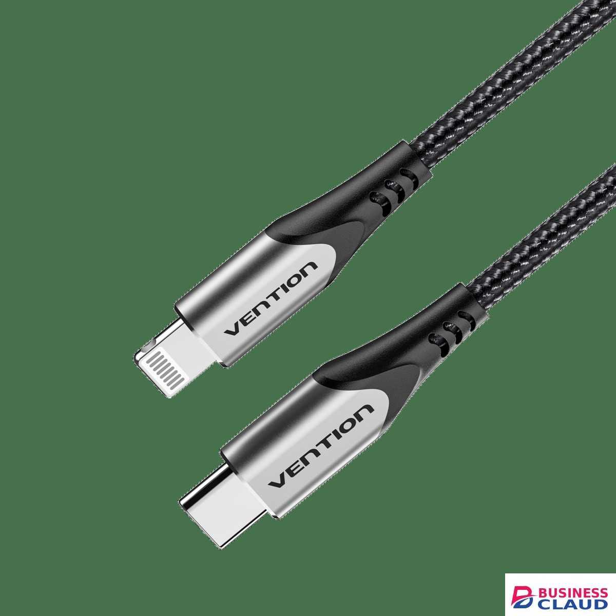 Vention USB 2.0 C to Lightning 1.5M Gray Aluminum Alloy Type Cable