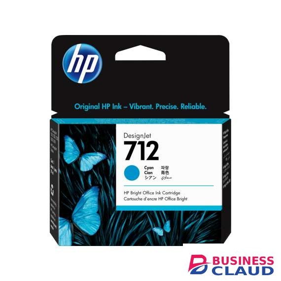 HP 712 29ml Cyan DesignJet Ink Cartridge