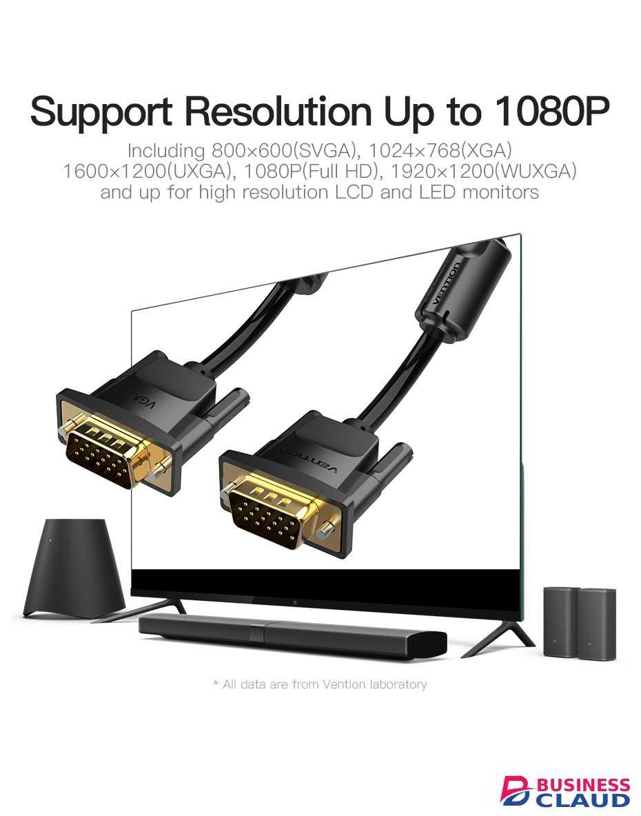 Vention VGA Male To Male 10M Cable