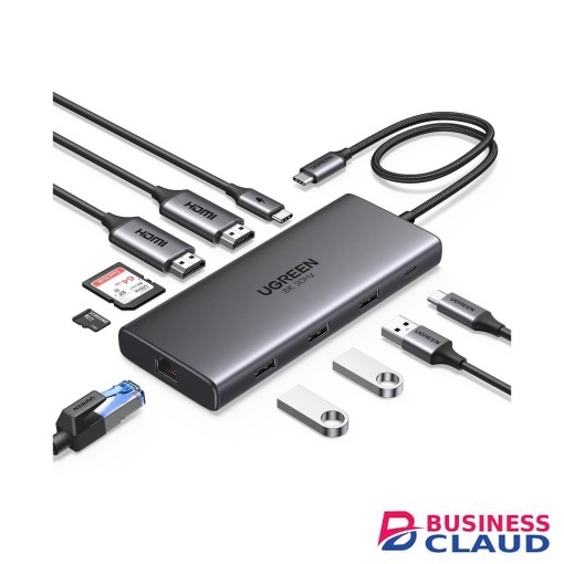 UGREEN CM639 10-in-1 USB-C Multifunction Adapter