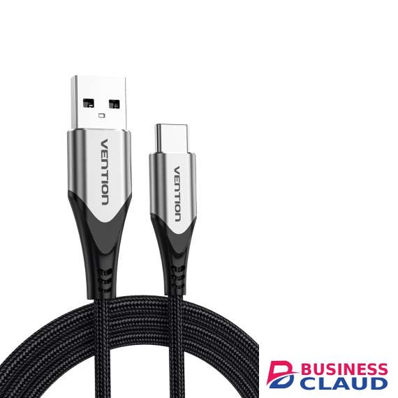 Vention Cotton Braided USB 2.0 A Male to C Male 3A 2M Cable