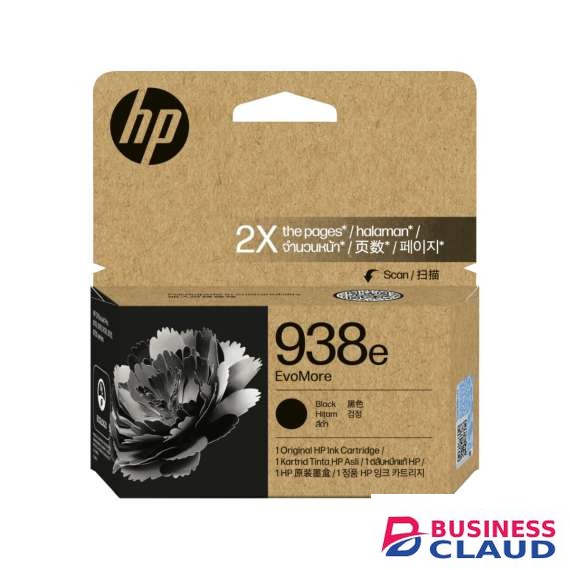 HP 938e EvoMore Black Ink Cartridge
