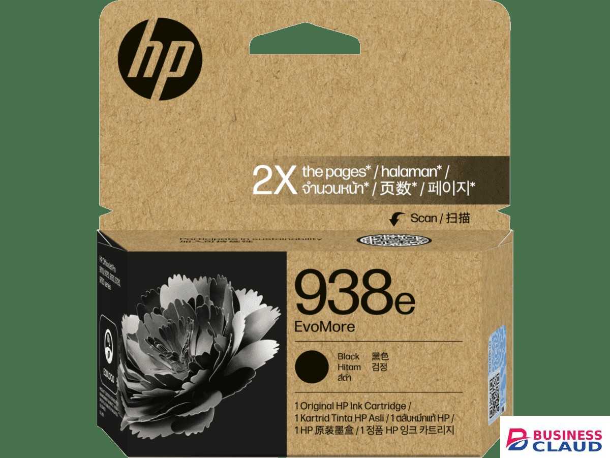 HP 938e EvoMore Black Ink Cartridge