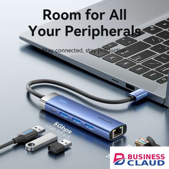 Vention 5-in-1 USB 3.0 Hub