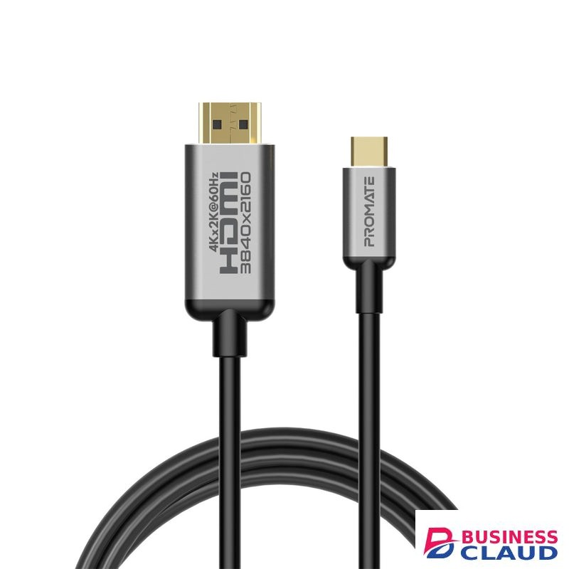 Promate 4K x 2K 60Hz USB C to HDMI 2.0 Audio Video Cable