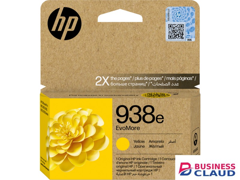 HP 938e EvoMore Yellow Ink Cartridge