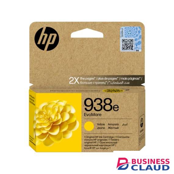 HP 938e EvoMore Yellow Ink Cartridge