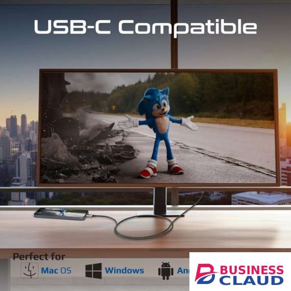 Promate HDMI Male to VGA Female Display Adaptor