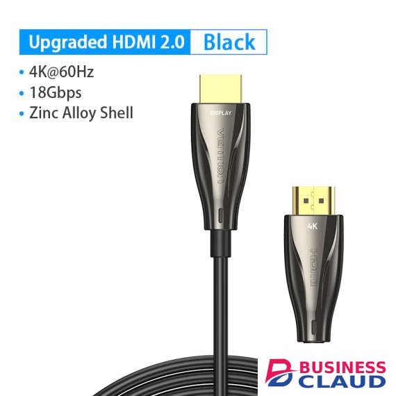Vention Fiber Optical 4K Engineering Male to Male 50M Cable