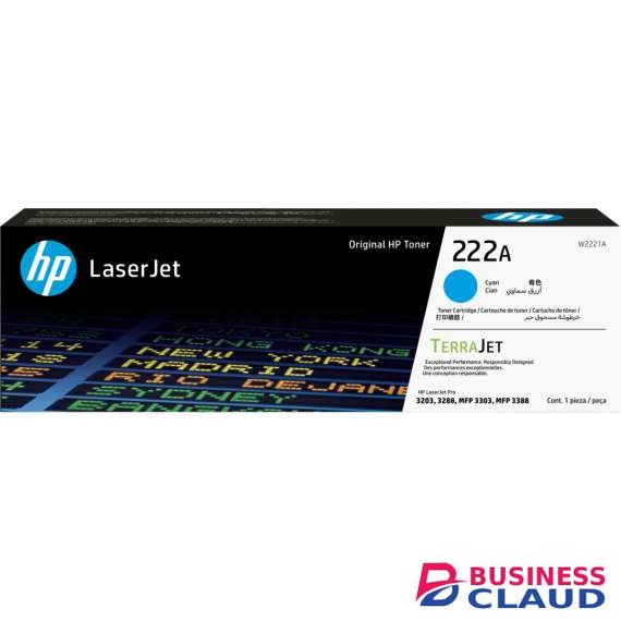 HP 222A Cyan Original LaserJet Toner Cartridge