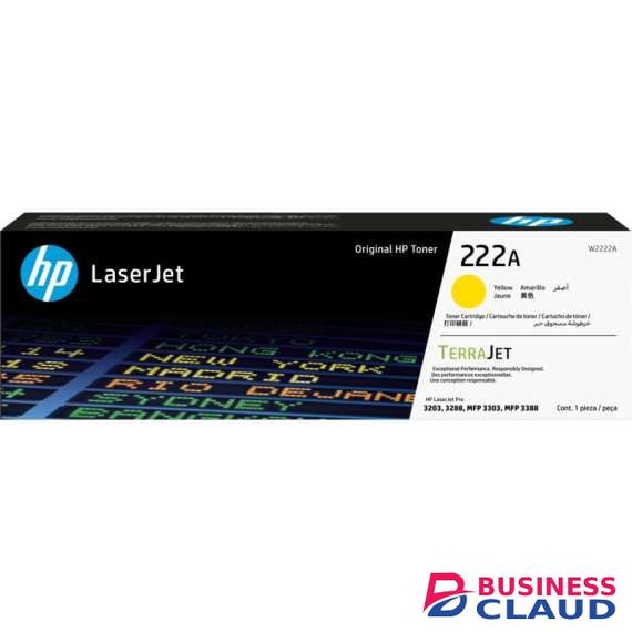 HP 222A Yellow Original LaserJet Toner Cartridge
