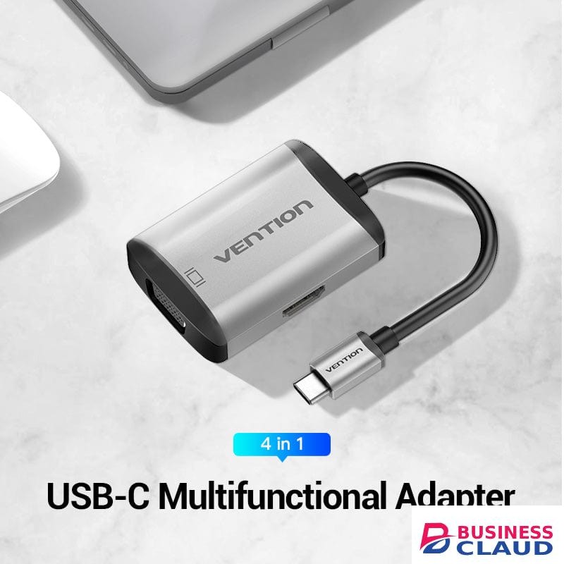 Vention Type-C to HDMI/VGA/USB3.0/PD Converter