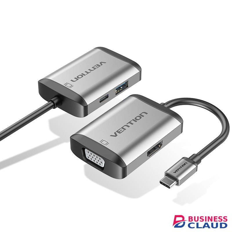 Vention Type-C to HDMI/VGA/USB3.0/PD Converter