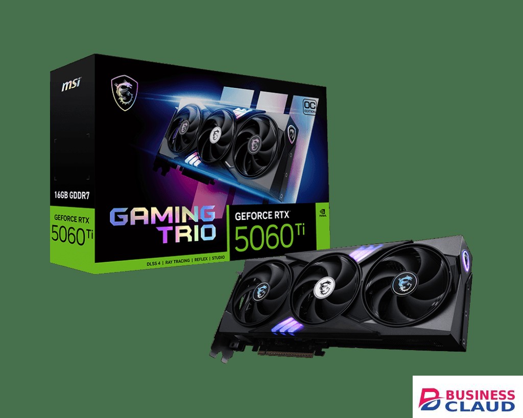 MSI Nvidia GeForce RTX 5060 Ti 16GB Trio Graphics Card