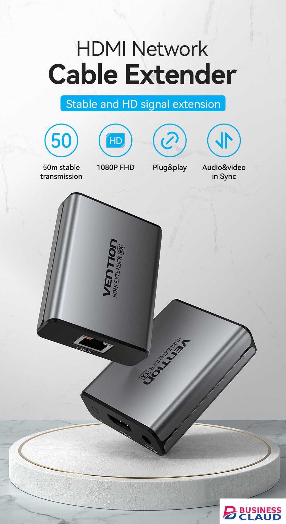 Vention Ven-AKGHO 50M HDMI Network Cable Extender