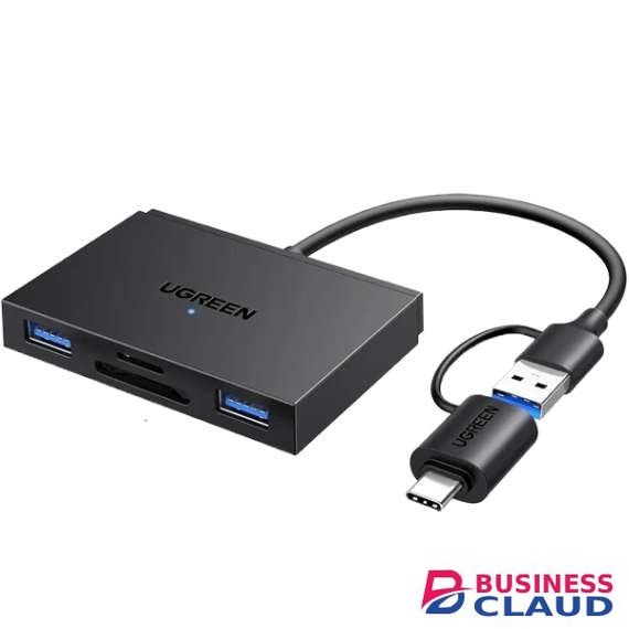 UGREEN CM812 4-in-1 Card Reader with USB-C & USB-A 2-in-1 interface