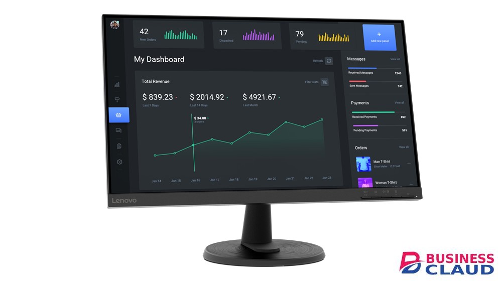 Lenovo 63DCKAT6UK C24-40 Monitor