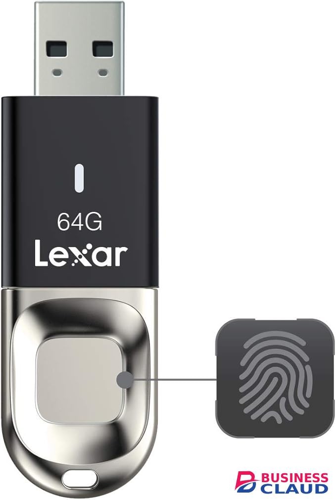 Lexar Fingerprint F35 64GB USB 3.0 Flash Drive