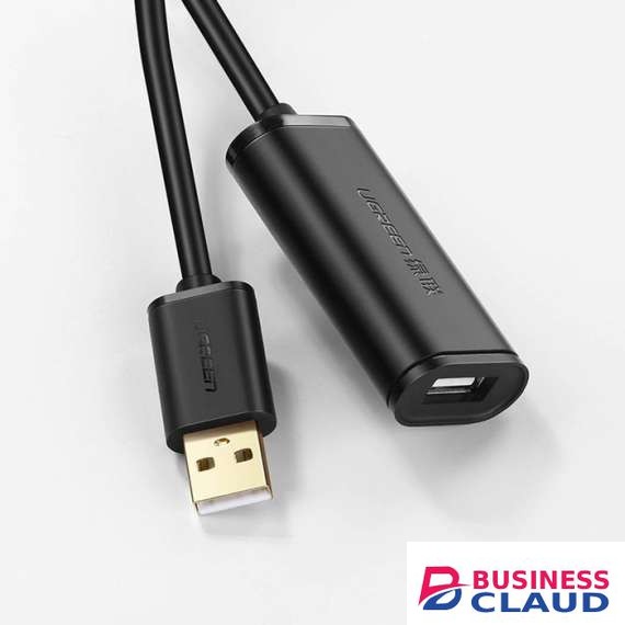 UGREEN US121 USB 2.0 Male to USB A Female Active 15M Extension Cable