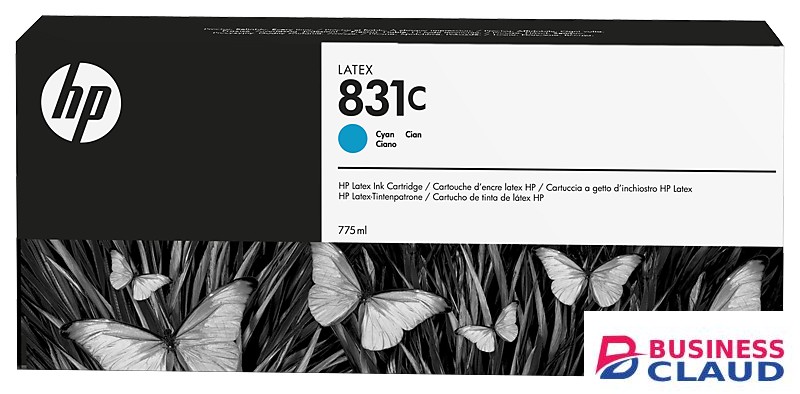 HP 831C Cyan Latex Ink Cartridge